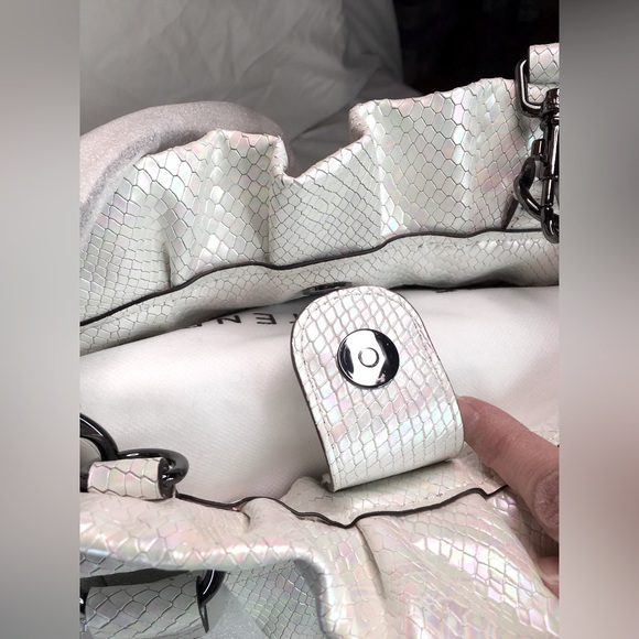 Aimee Kestenberg Cooper Leather Convertible Shoulder Bag - Hologram Snake - Picture 6 of 17